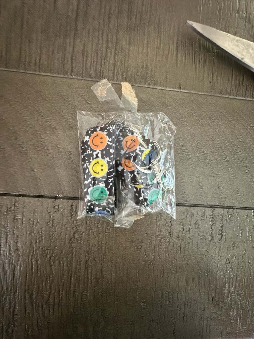 Schoolgirl Style 90s Teacher Smiley Face Lanyard